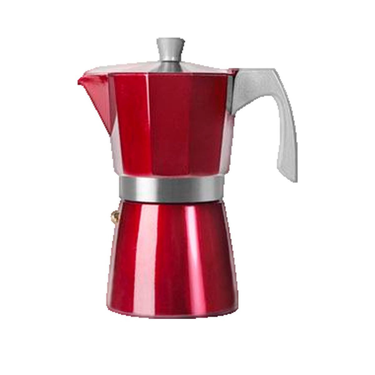 IBILI Cafetière ibili Modèle avec construction en aluminium - Rouge - 3 tasses