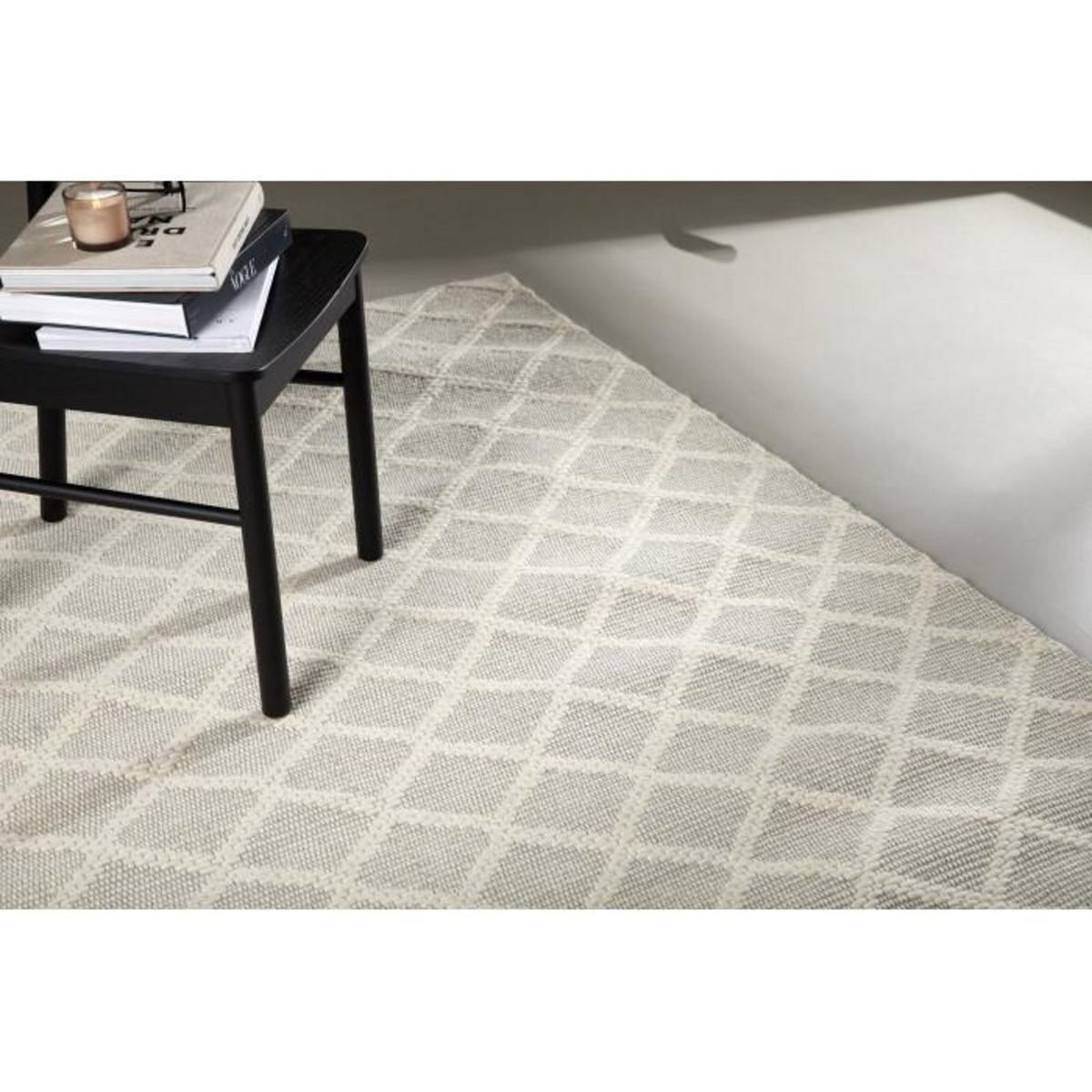 Paris Prix Tapis Déco en Laine  Cloudy  160x230cm Blanc Cassé