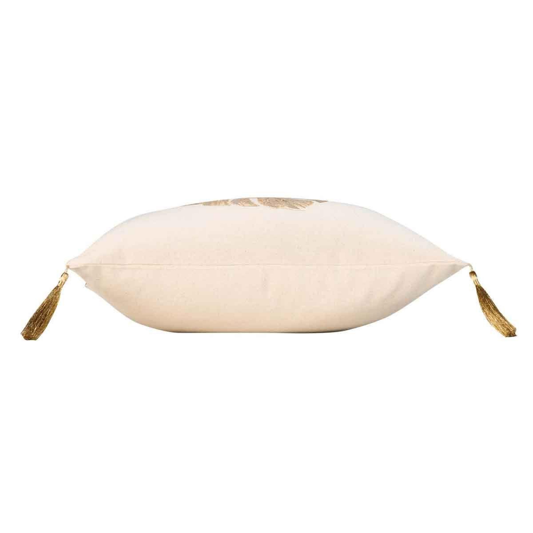 Voir la diapositive 2 : Douceur d'Intérieur Coussin déco imprimé  mogador  40x40cm beige