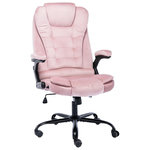 VIDAXL Chaise de bureau Rose Velours