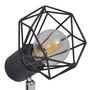 Voir la diapositive 5 : VIDAXL Projecteur style industriel noir avec 2 ampoules a filament LED