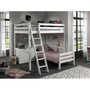 Voir la diapositive 5 : Paris Prix Pack - Lit Mezzanine Enfant, Lit Simple & Commode  Pino  140x200cm Blanc