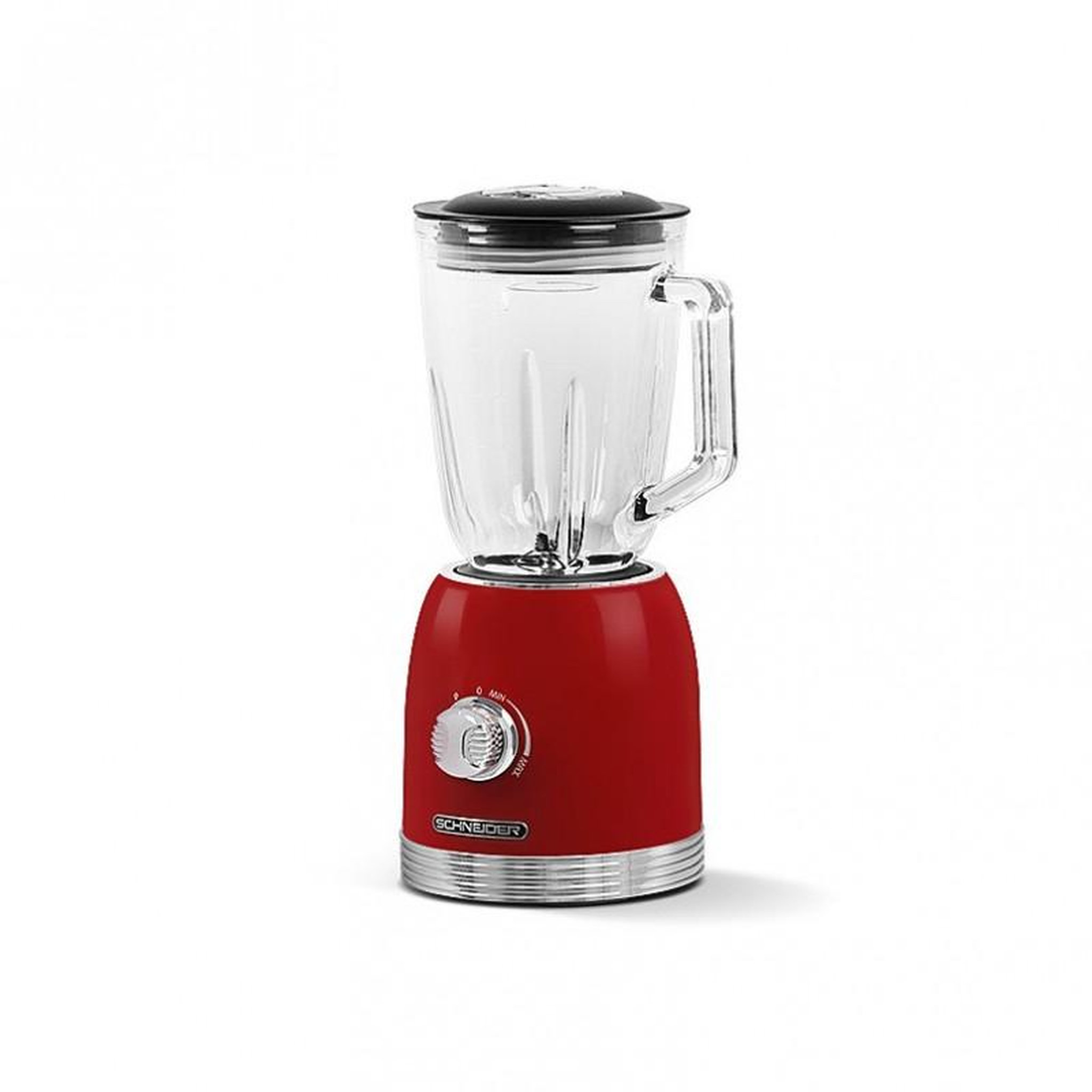 Voir la diapositive 4 : SCHNEIDER Blender vintage rouge 800 watts schneider scbl15r