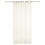 ATMOSPHERA Rideau Voilage  Rayure  140x240cm Ivoire