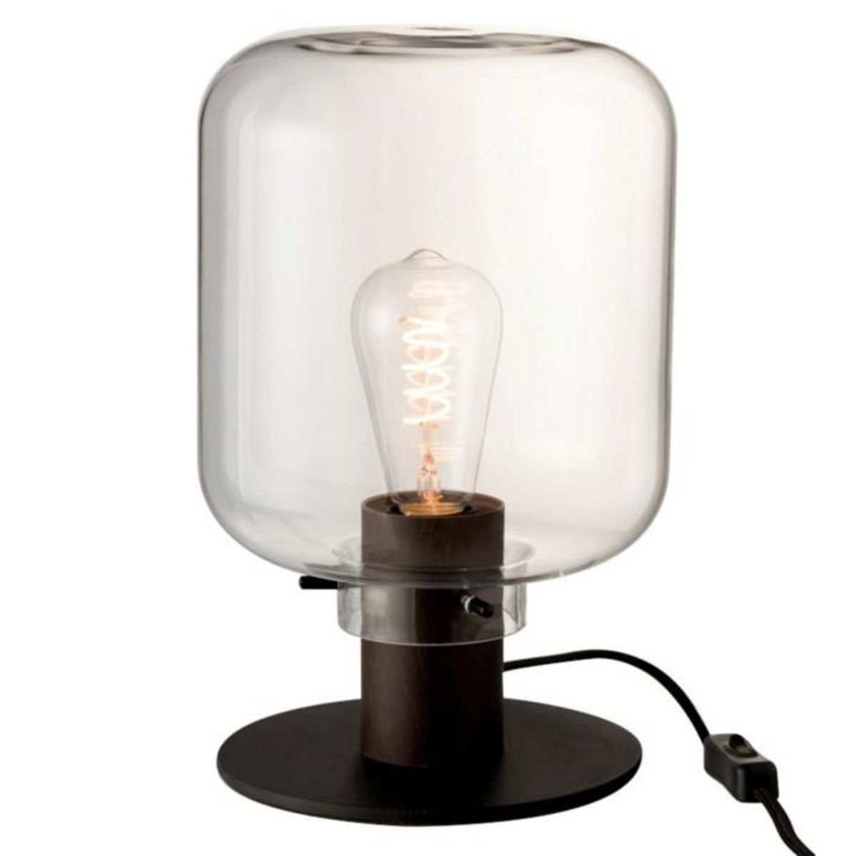 Paris Prix Lampe à Poser Design  Kiyu  31cm Transparent