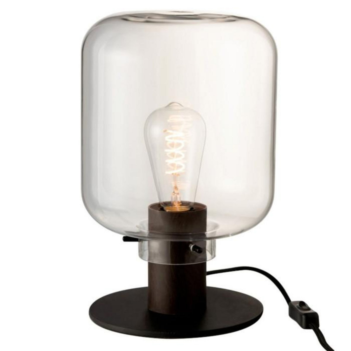 Paris Prix Lampe à Poser Design  Kiyu  31cm Transparent