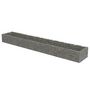 Voir la diapositive 2 : VIDAXL Lit sureleve a gabion Acier galvanise 540x90x50 cm