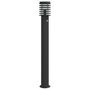 Voir la diapositive 2 : VIDAXL Lampadaire d'exterieur avec capteur noir 110cm acier inoxydable