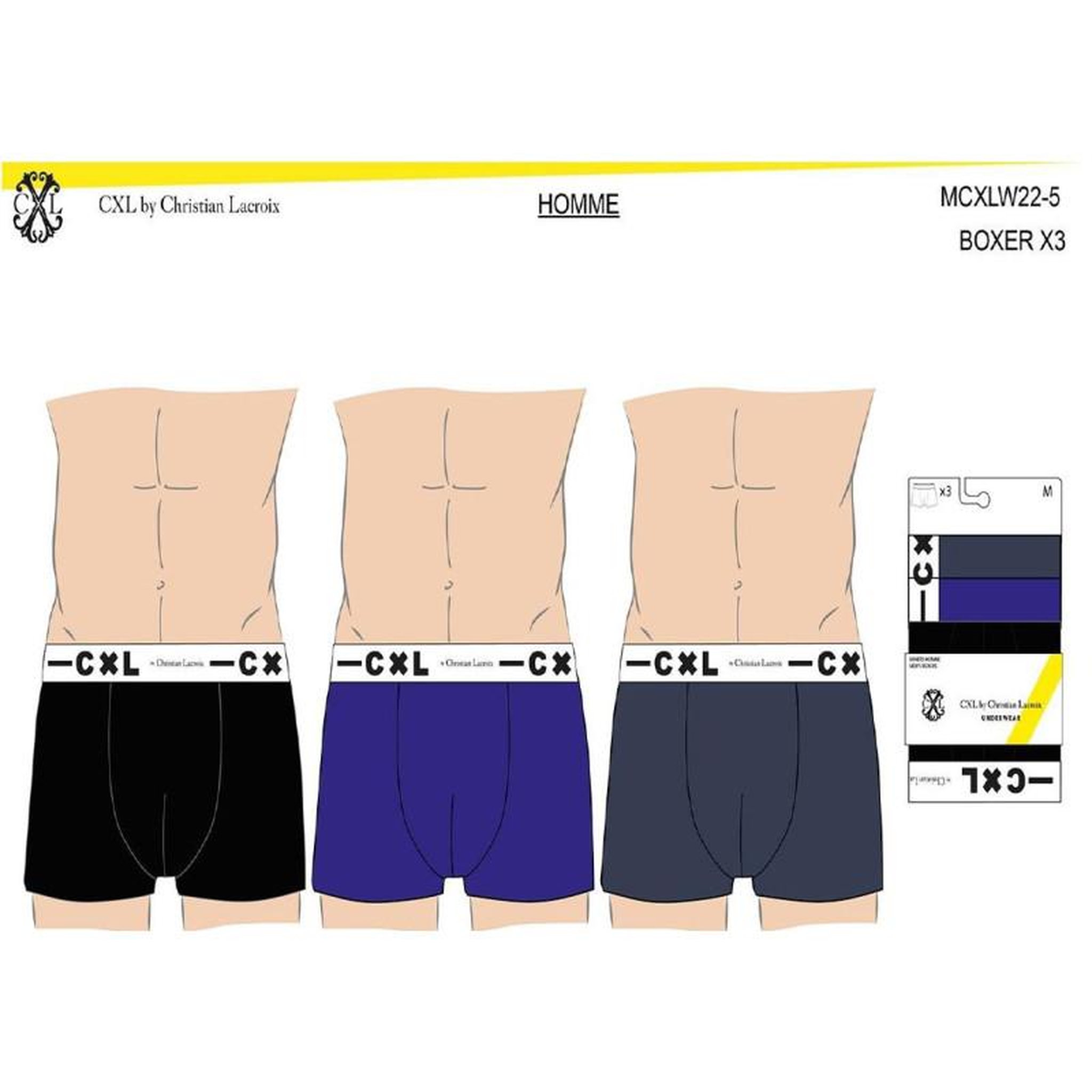 Voir la diapositive 4 : Christian Lacroix Boxer CXL By LACROIX X3