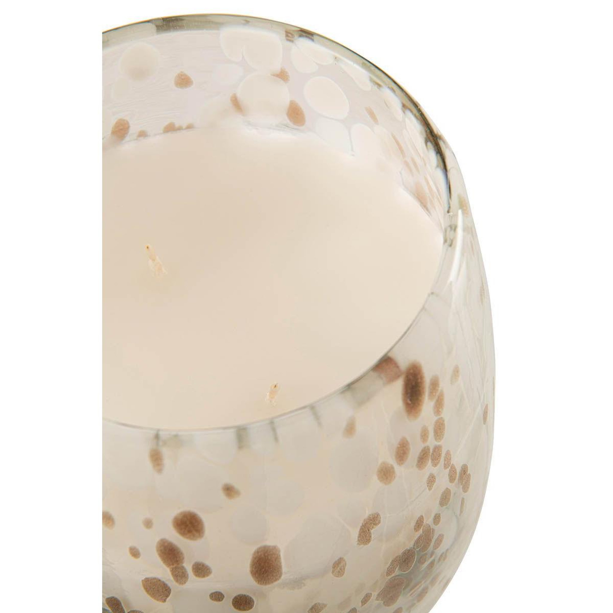 Voir la diapositive 2 : J-LINE Bougie parfumée  laura  22cm osmanthus & suede