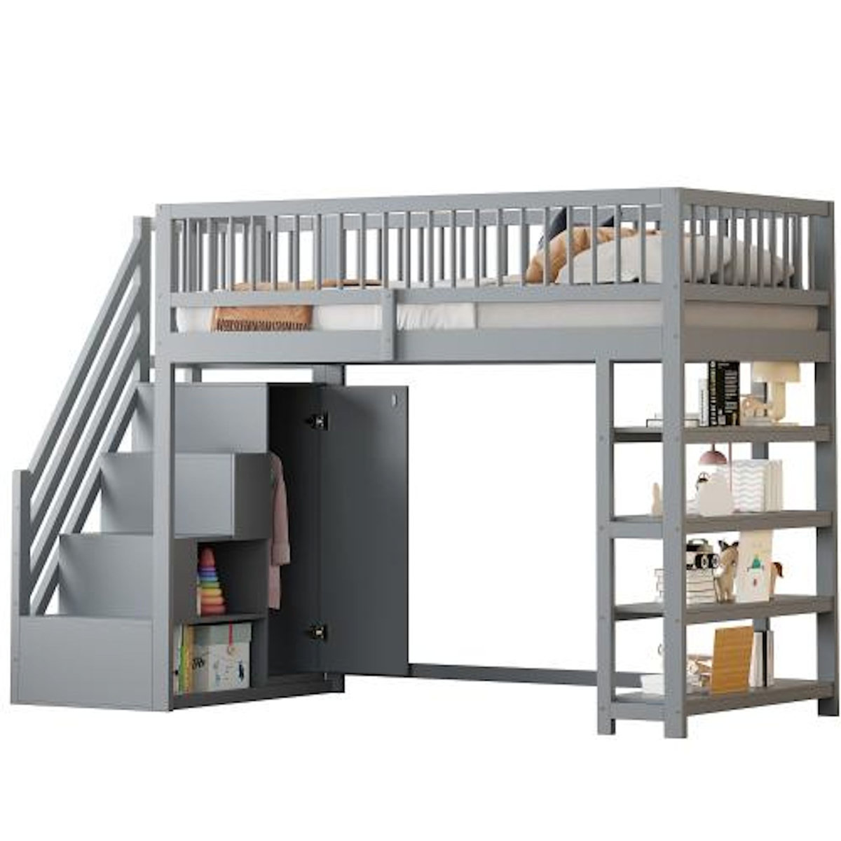 MERAX Lit mezzanine enfant