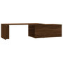 Voir la diapositive 2 : VIDAXL Table basse Chene marron 150x50x35 cm Bois d'ingenierie