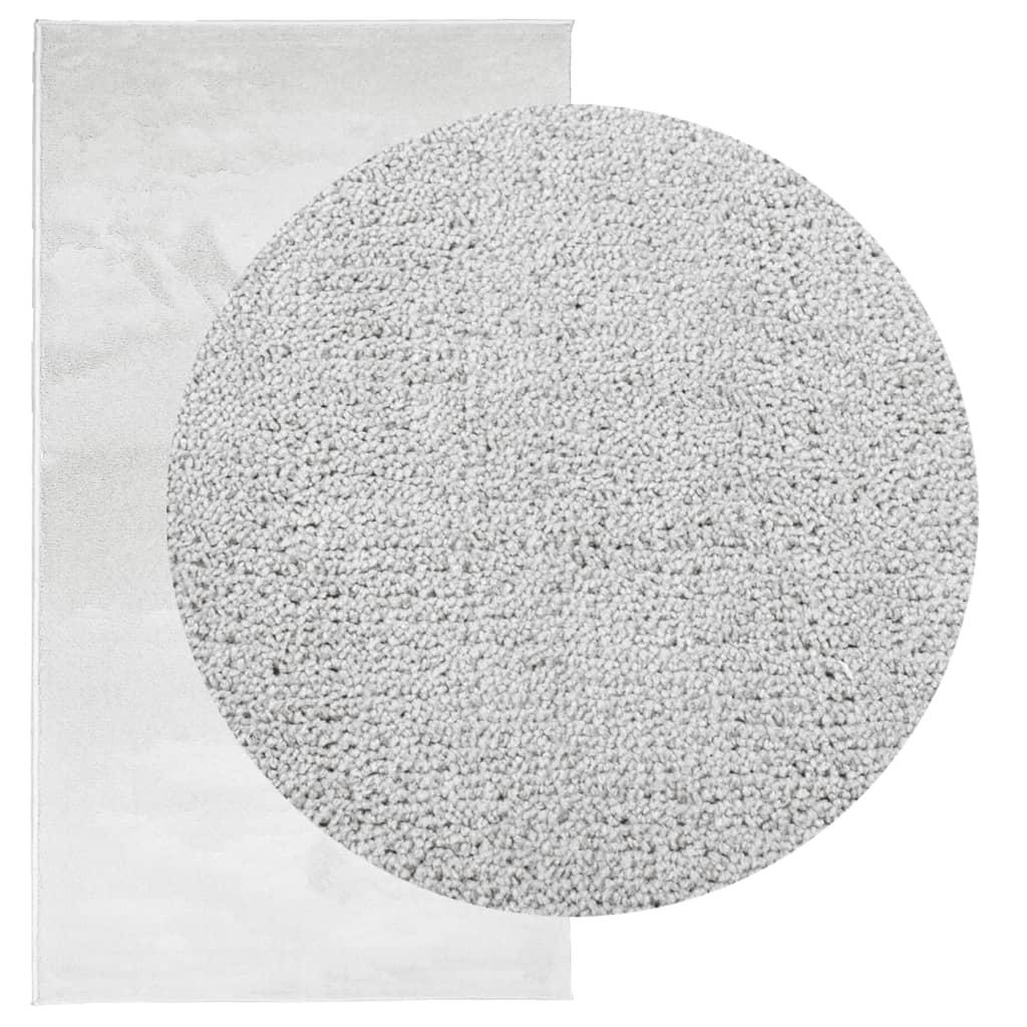 Voir la diapositive 3 : VIDAXL Tapis OVIEDO a poils courts gris 60x110 cm
