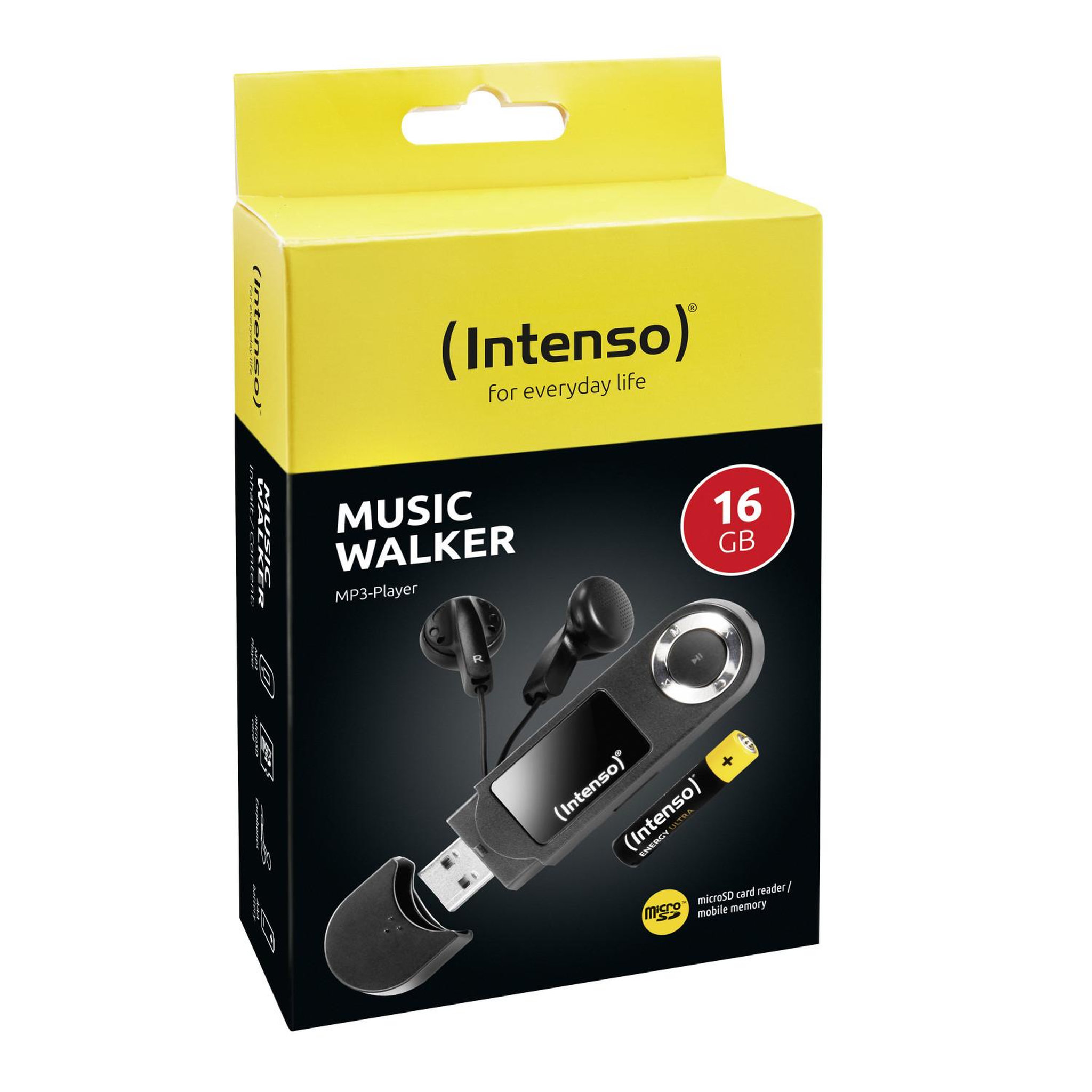 Voir la diapositive 3 : Intenso Intenso 3601470 lecteur et enregistreur MP3/MP4 Lecteur MP3 16 Go Noir