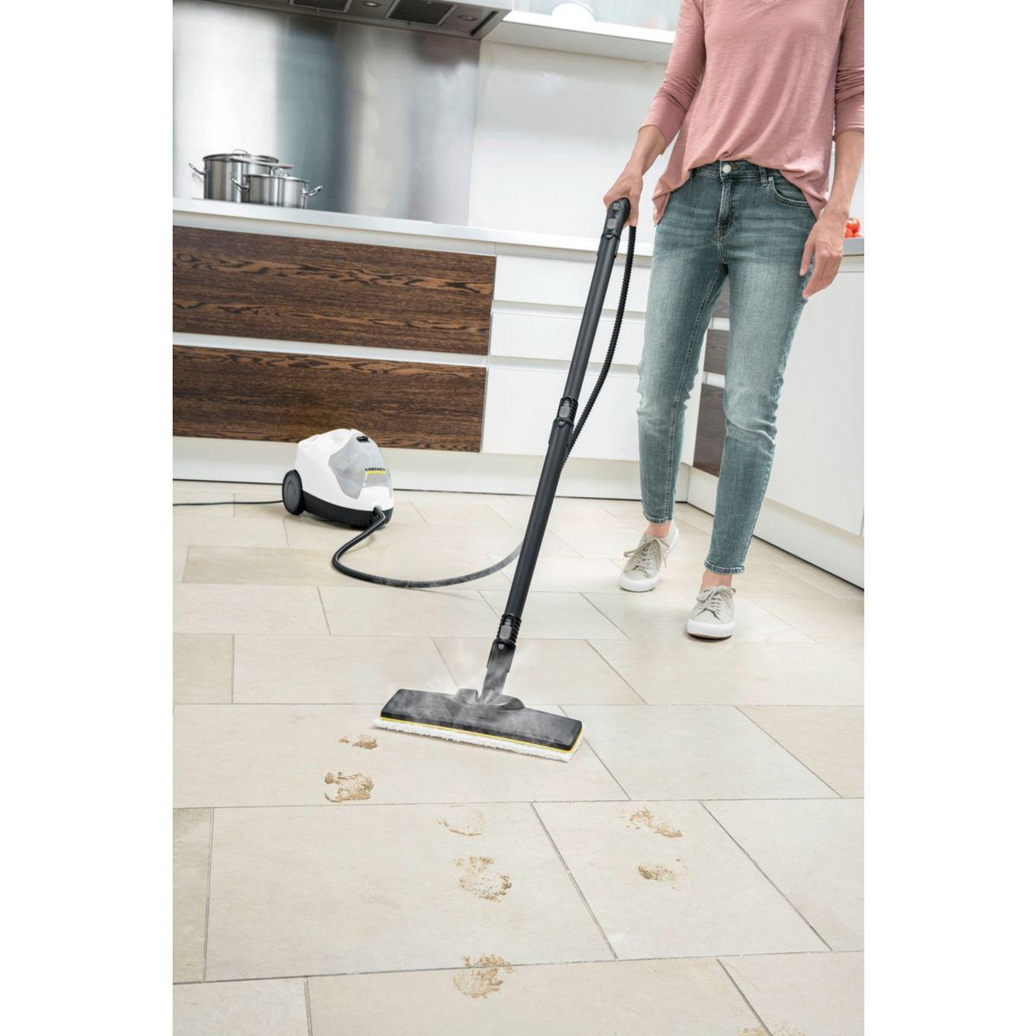 Voir la diapositive 2 : KARCHER Nettoyeur vapeur sc 4 easy fix white