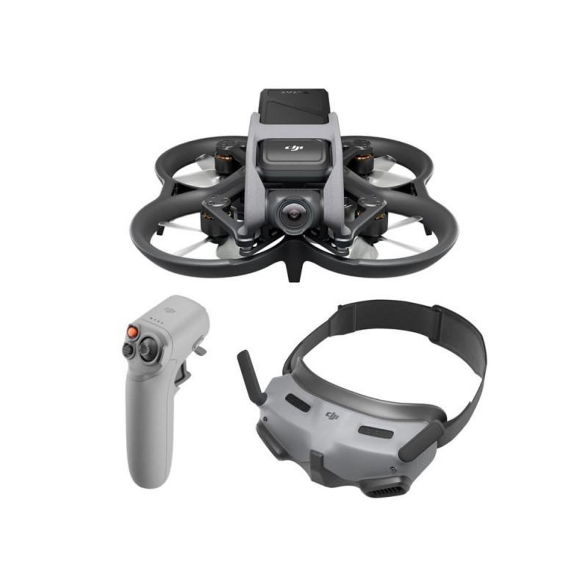 DJI Drone Dji Avata Pro View Combo RC Motion 2 Noir