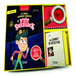 P'TIT SHERLOCK : LA PREMIERE SUPER ENQUETE DE P'TIT SHERLOCK. COFFRET AVEC UN ROMAN, UNE LOUPE MAGIQUE, UNE ROUE DE DECODAGE, UN SUPER GUIDE DE DETECTIVE ET UN CARNET D'ENQUETEUR, Prévot Pascal