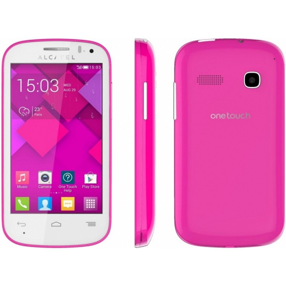 ALCATEL Smartphone POP C3 3G - Rose - Double SIM