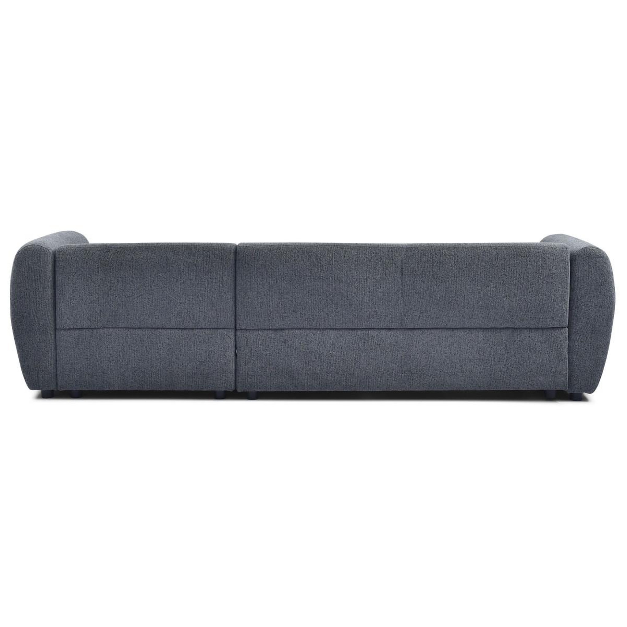Voir la diapositive 3 : Paris Prix Canapé d'angle réversible bouclette  jerry  287cm gris