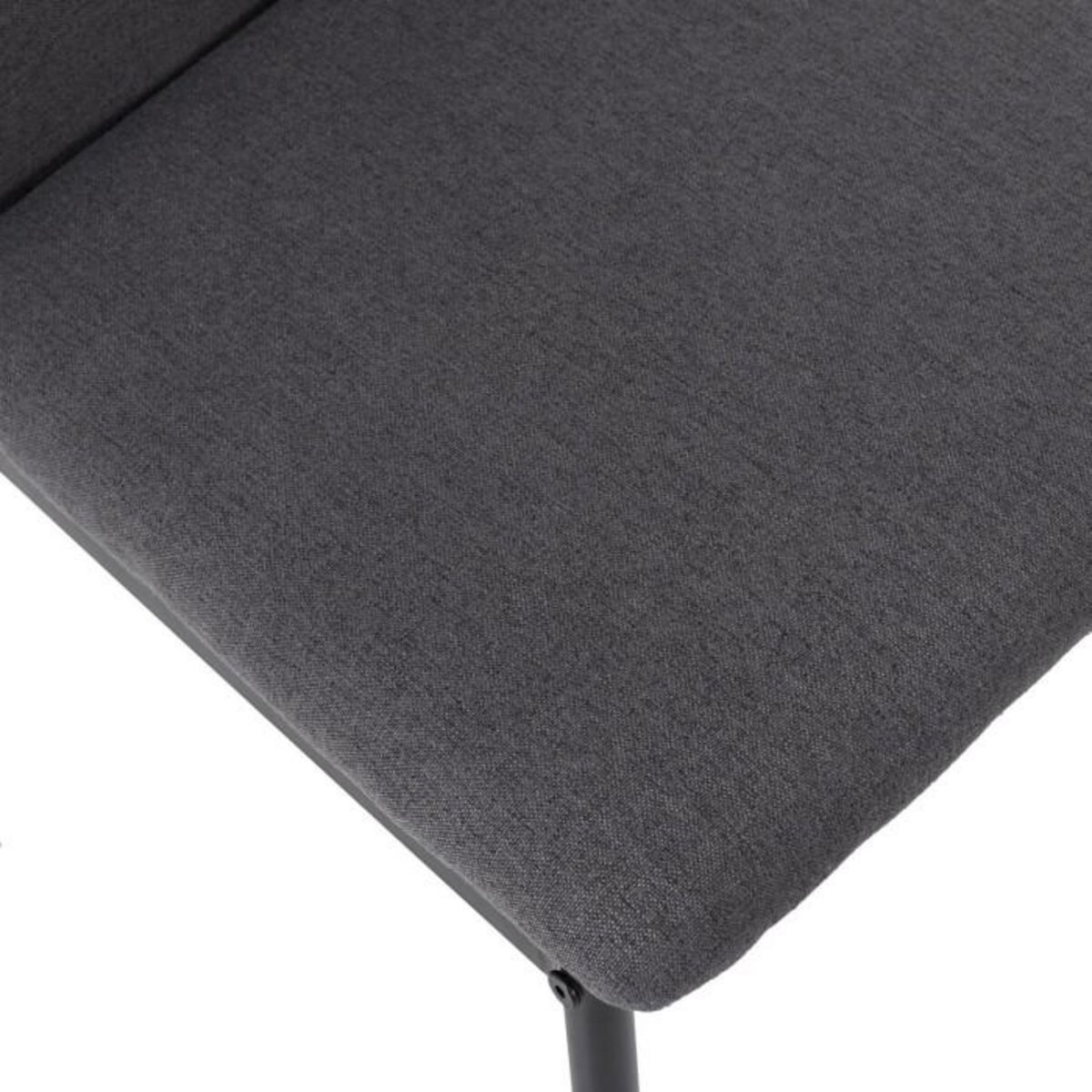 Paris Prix Table à Manger & 4 Chaises  Abbott  120cm Noir & Gris