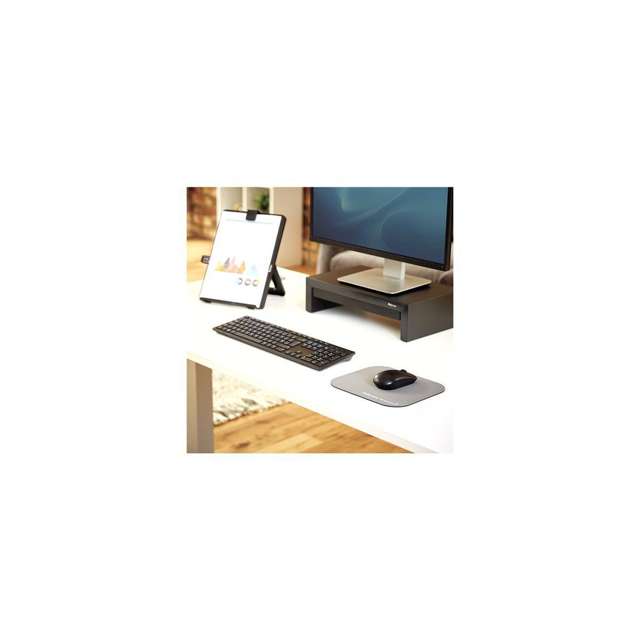 Voir la diapositive 3 : Fellowes Fellowes 5934005 tapis de souris Argent
