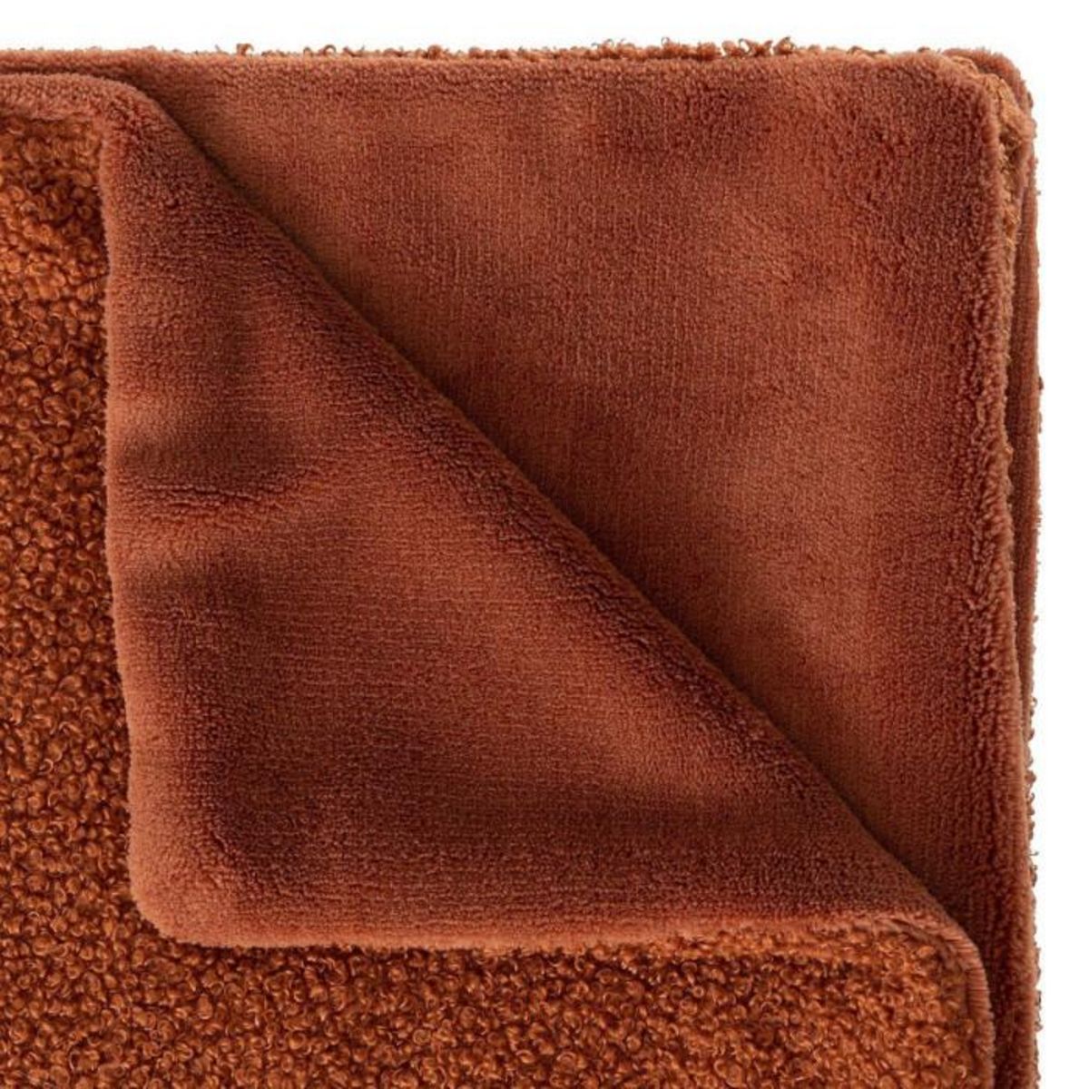 ATMOSPHERA Plaid Imitation Fourrure  Jaiko  120x160cm Cannelle