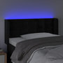 Voir la diapositive 4 : VIDAXL Tete de lit a LED Noir 83x16x78/88 cm Velours