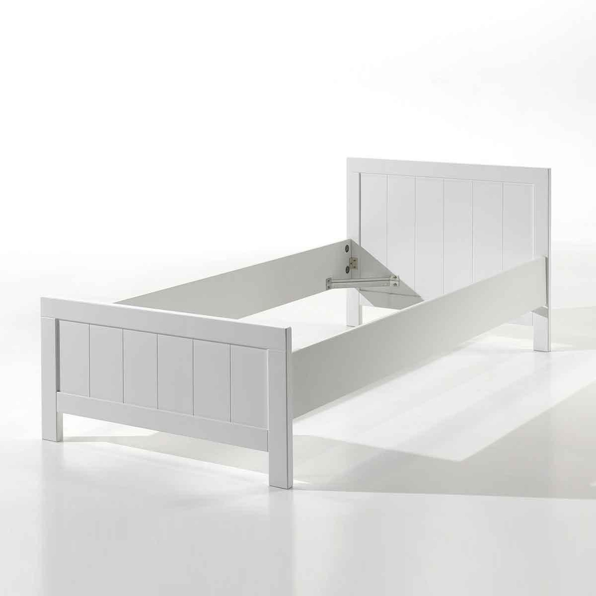 Voir la diapositive 2 : Paris Prix Lit enfant  erik  90x200cm blanc