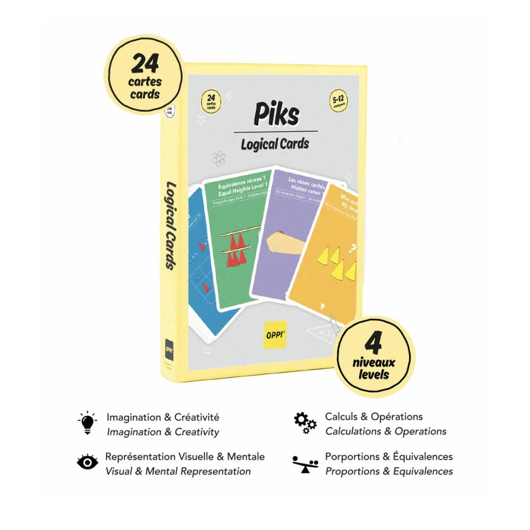Voir la diapositive 2 : OPPI Piks cartes logiques -