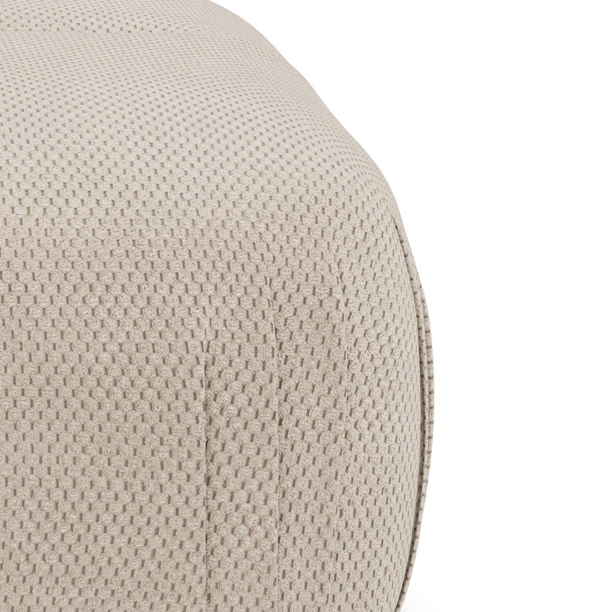 LISA DESIGN Penelope - pouf en velours texturé