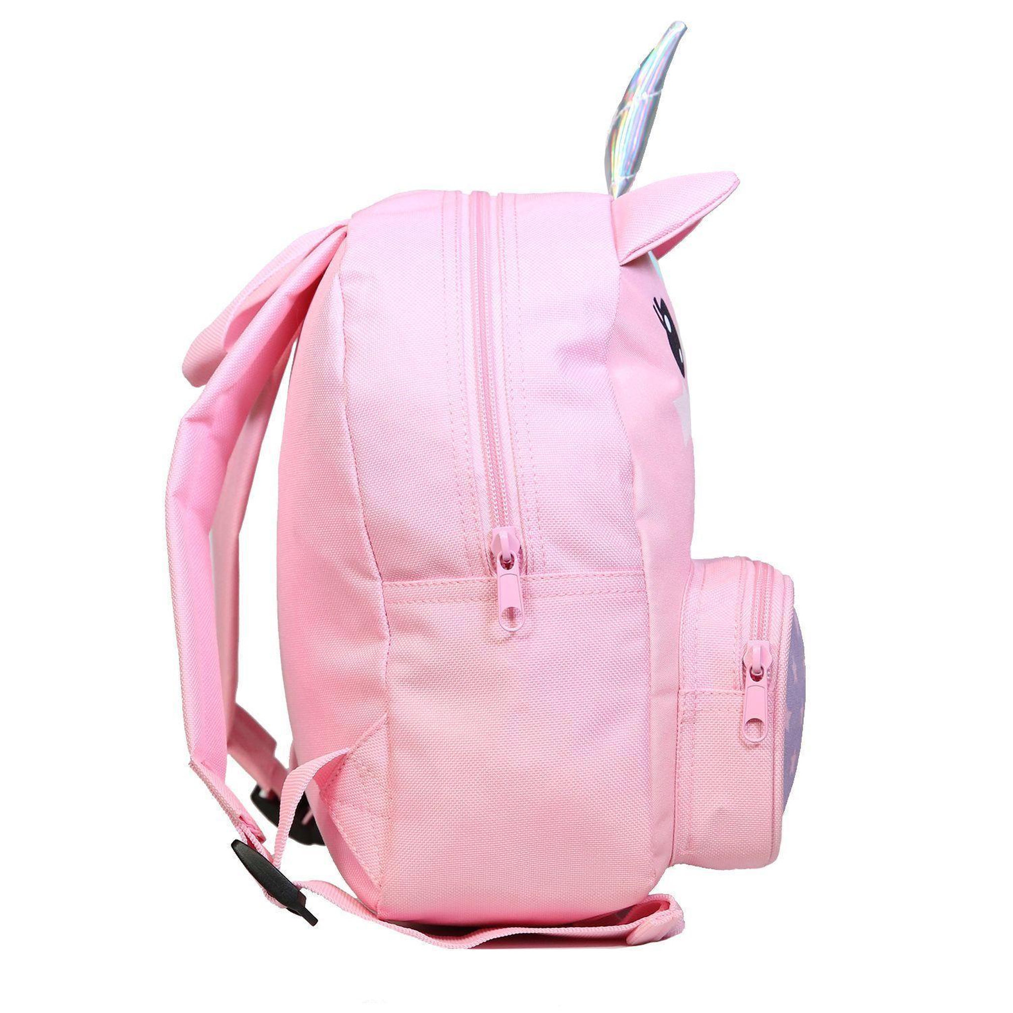 Voir la diapositive 3 : Bagtrotter BAGTROTTER Sac à dos gouter maternelle 3D Licorne Kids Rose