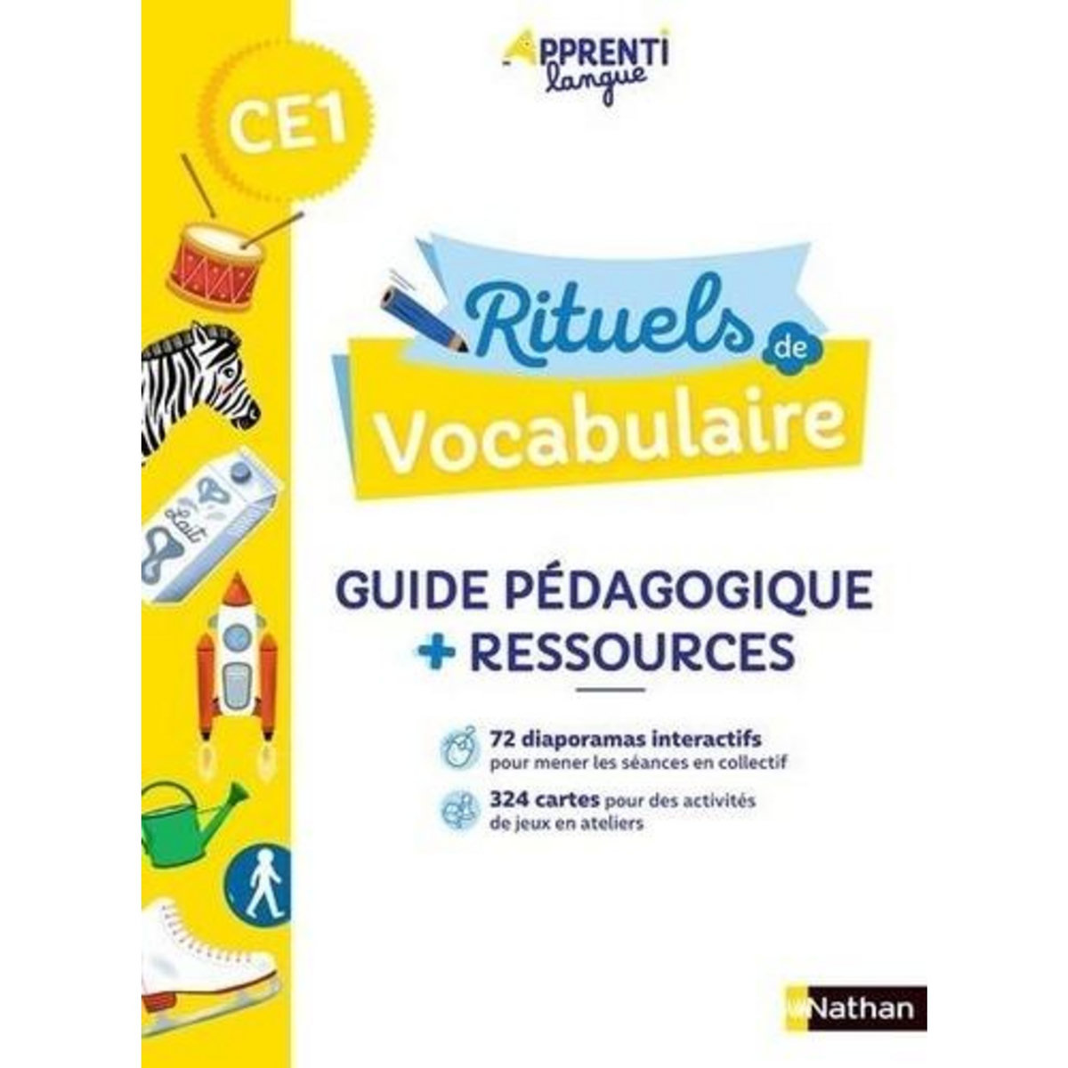 RITUELS DE VOCABULAIRE CE1 APPRENTILANGUE. GUIDE PEDAGOGIQUE + RESSOURCES, André-Kérébel Marianne
