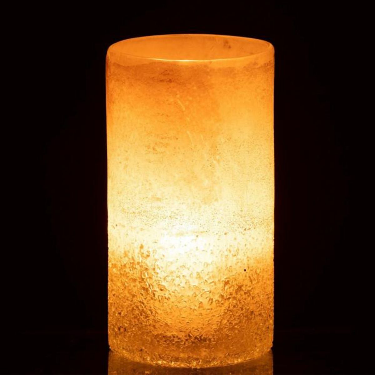 Paris Prix Vase Cylindre en Verre  Sumina  23cm Beige