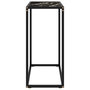 Voir la diapositive 3 : VIDAXL Table console Noir 60x35x75 cm Verre trempe