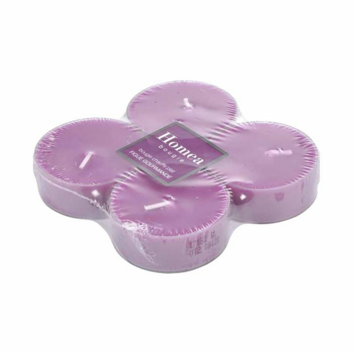 Paris Prix Lot de 4 Bougies Parfumées Chauffe-Plat  Trendie  Figue Gourmande