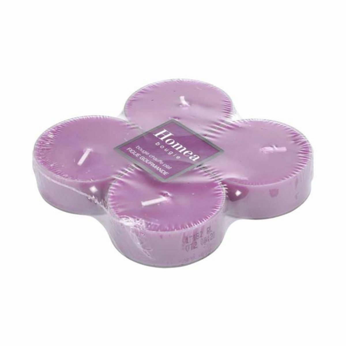 Paris Prix Lot de 4 Bougies Parfumées Chauffe-Plat  Trendie  Figue Gourmande