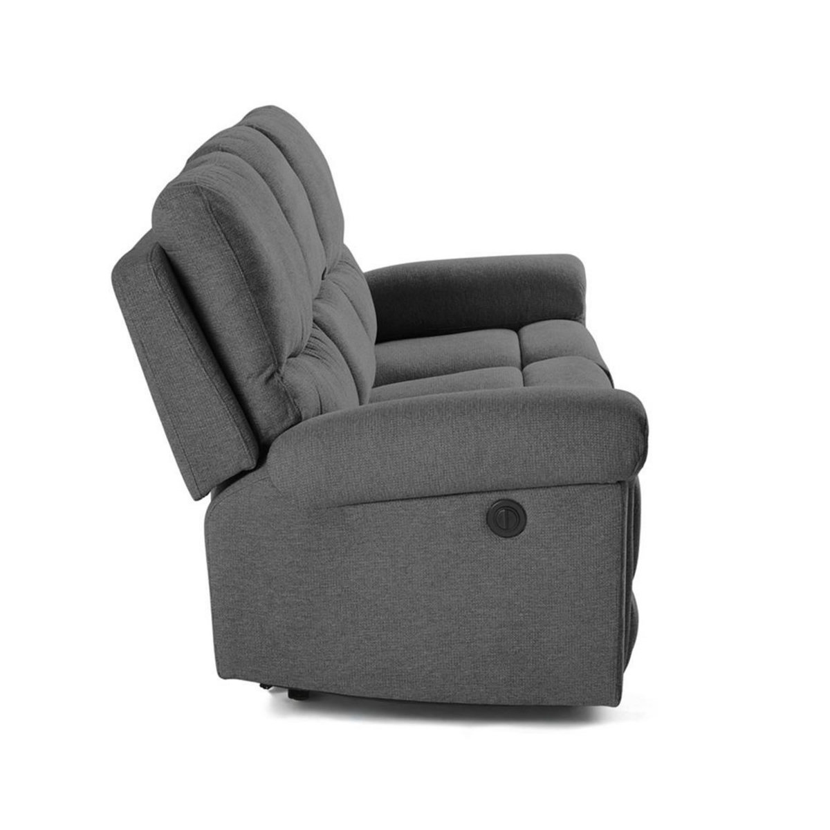 BEST MOBILIER Jasmin - canapé relax électrique 2 et 3 places - en tissu