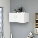VIDAXL Armoire murale Blanc 80x39x40 cm Bois d'ingenierie