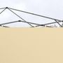 Voir la diapositive 6 : OUTSUNNY Parois latérales de rechange barnum panneaux latéraux pour tonnelle 3 x 3 ou 3 x 6 m - lot de 2 pièces - beige