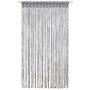 Voir la diapositive 2 : VIDAXL Rideau en macrame Anthracite 140x240 cm Coton