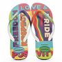 Voir la diapositive 5 : HAVAIANAS Tongs Rouge/Bleu Homme Havaianas Pride Arc-en-ciel
