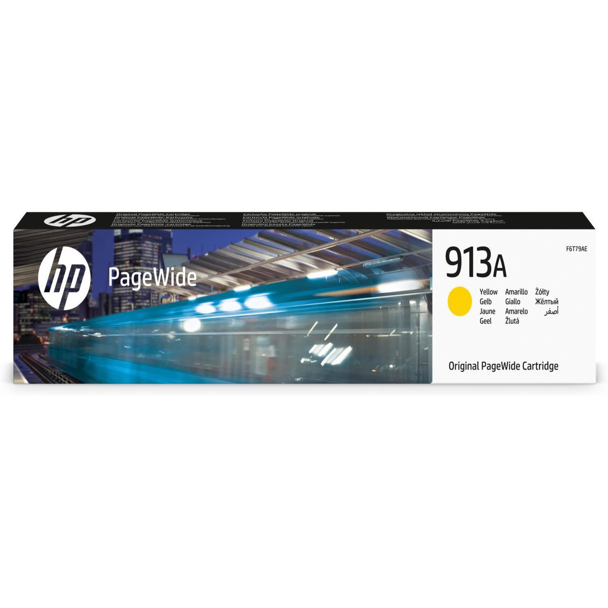Voir la diapositive 2 : HP HP 913A cartouche dencre jaune authentique pour HP PageWide 377/452/477 F6T79AE
