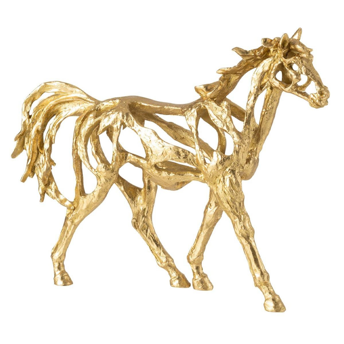 Paris Prix Statuette Cheval Ajouré  Hollywood  44cm Doré