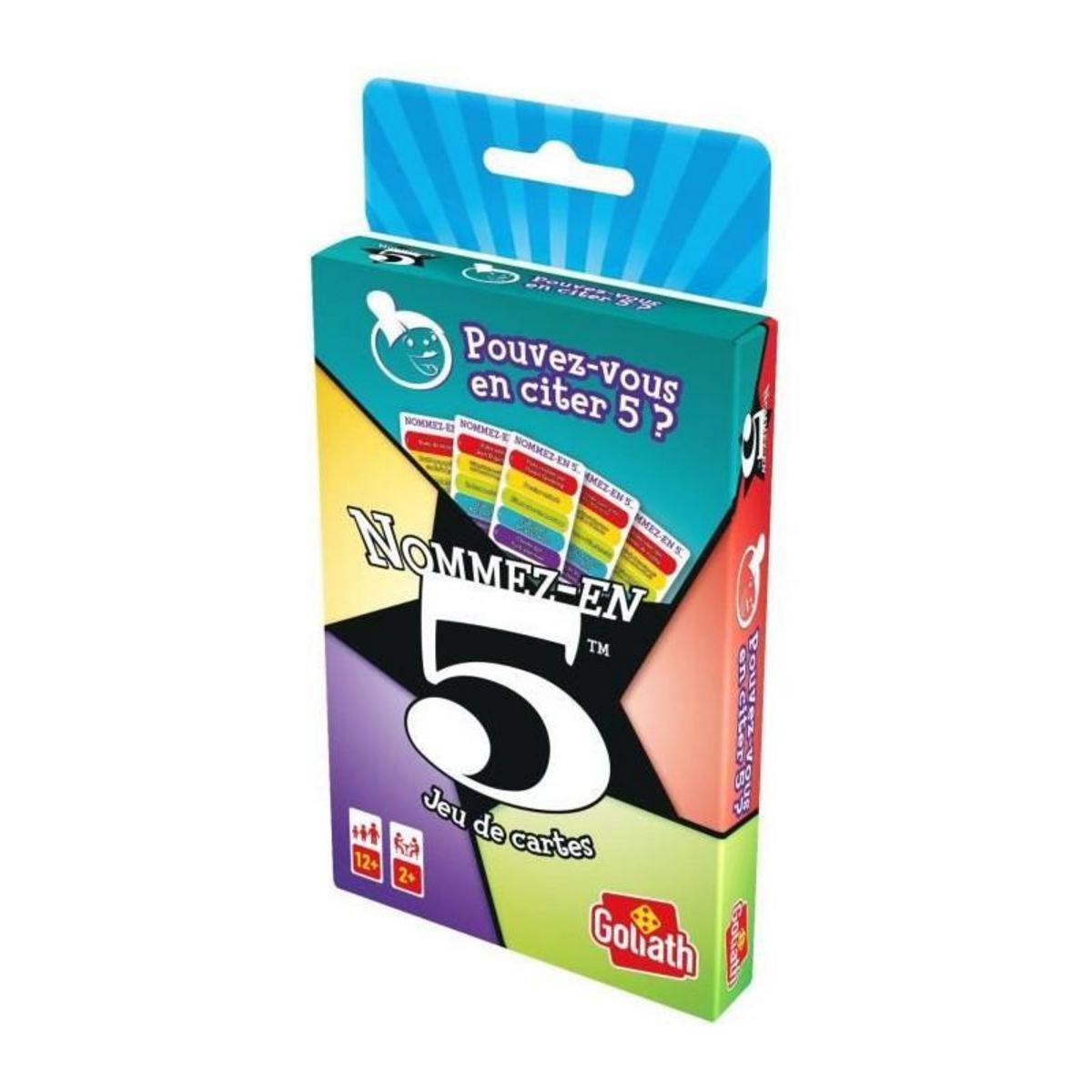 GOLIATH Nommez-en 5 - Jeu de cartes - GOLIATH
