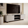 Voir la diapositive 3 : BEST MOBILIER Canterbury - meuble tv - beige - 2 portes et 2 tiroirs - 180 cm