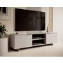 Voir la diapositive 3 : BEST MOBILIER Canterbury - meuble tv - beige - 2 portes et 2 tiroirs - 180 cm