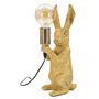 Voir la diapositive 1 : Paris Prix Lampe à Poser en Résine  Rabbit  35cm Or