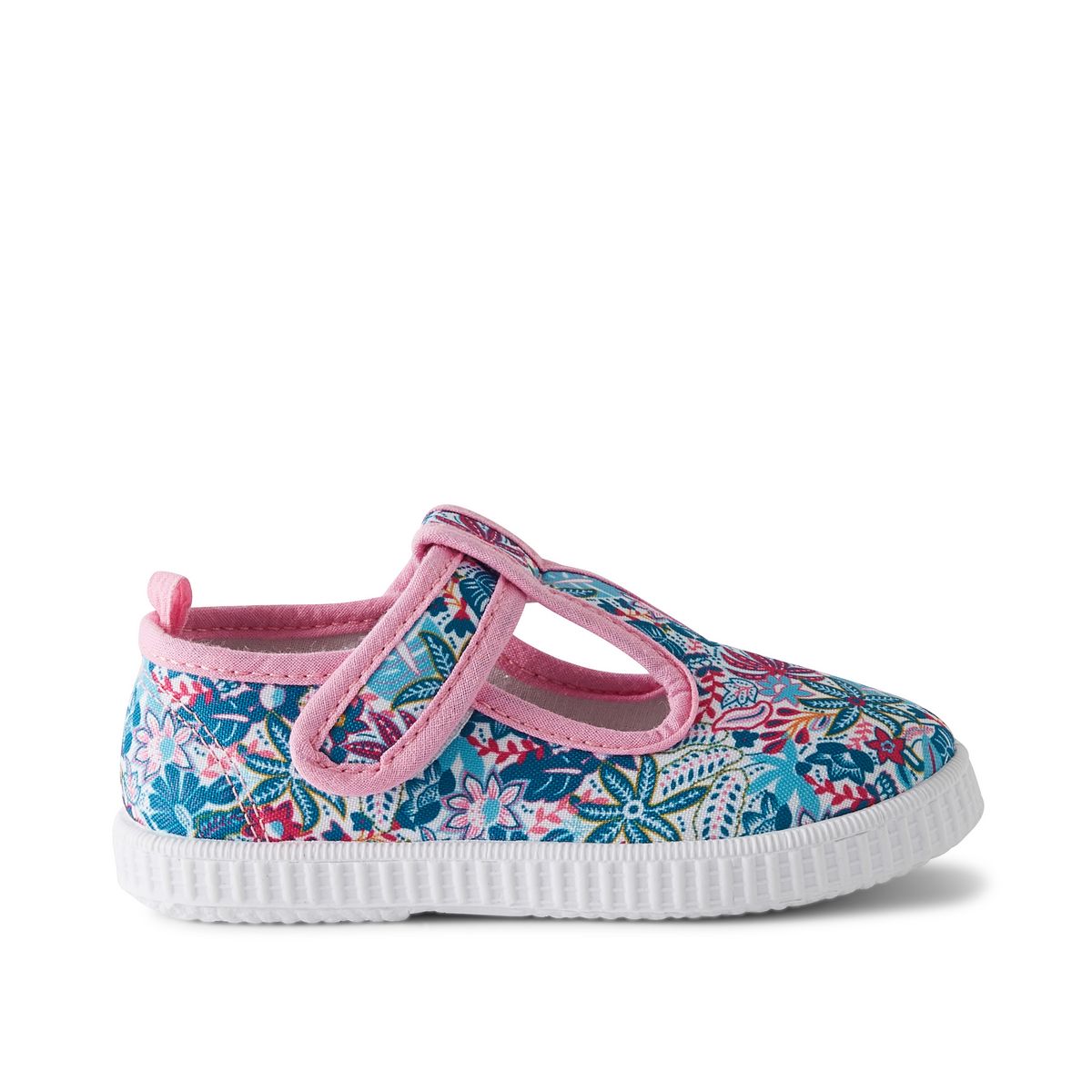 INEXTENSO Baskets en toile à fleurs bébé fille