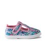 Voir la diapositive 2 : INEXTENSO Baskets en toile à fleurs bébé fille