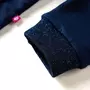 VIDAXL Robe pour enfants a manches longues bleu marine 116